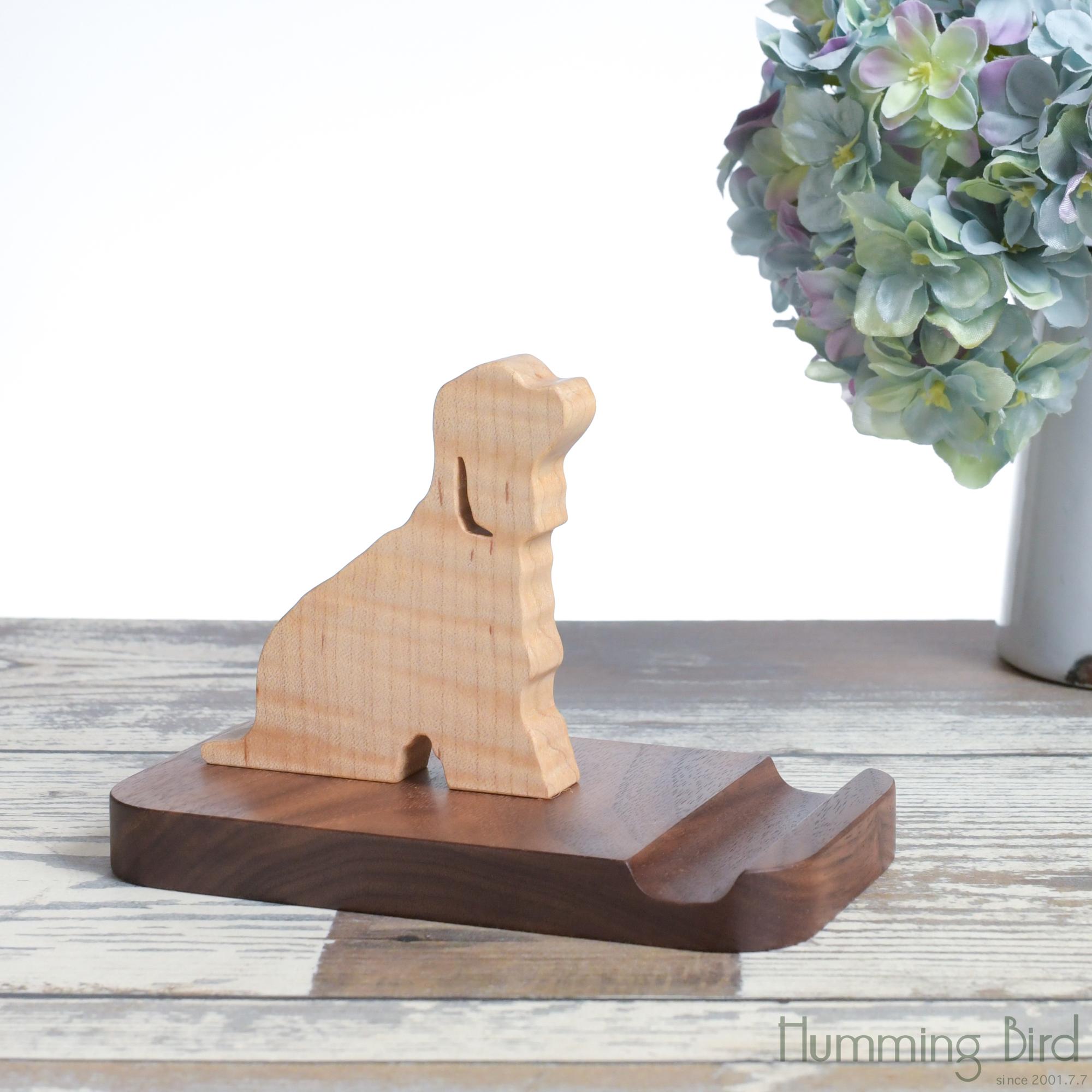 桜カラーのアメリカンコッカースパニエル・スマホスタンド | 10枚目