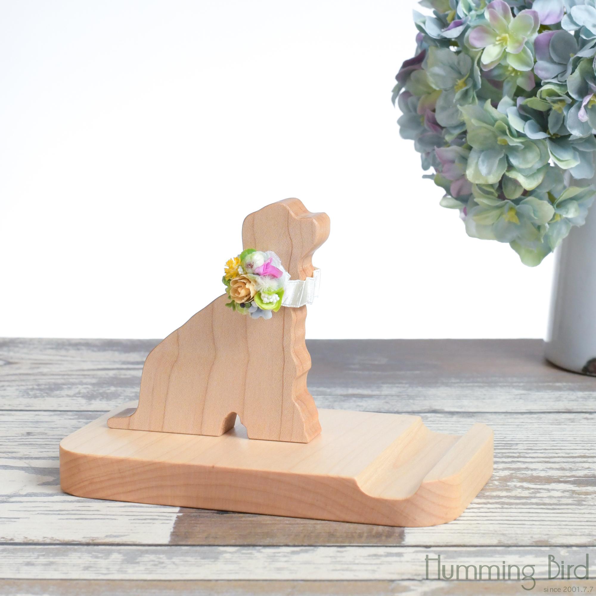 桜カラーのアメリカンコッカースパニエル・スマホスタンド | 17枚目